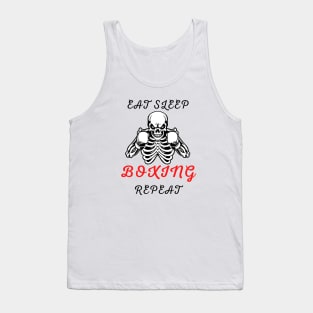 Eat Sleep Boxing Repeat Tank Top